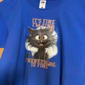 T-Shirt grazy cat