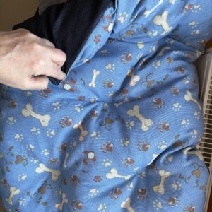 Hundekissen Doggi blau