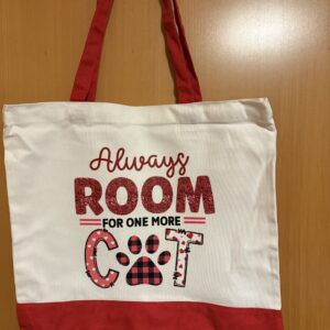 Einkaufstasche "Always room for more cats"