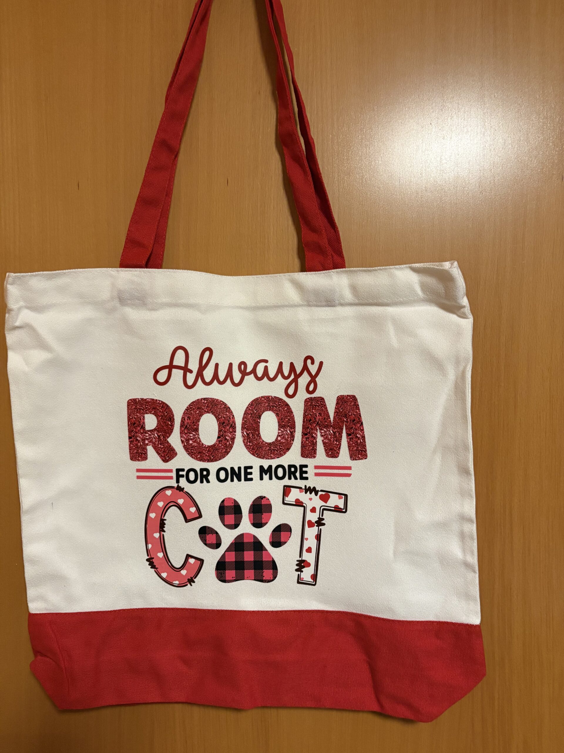 Einkaufstasche "Always room for more cats"