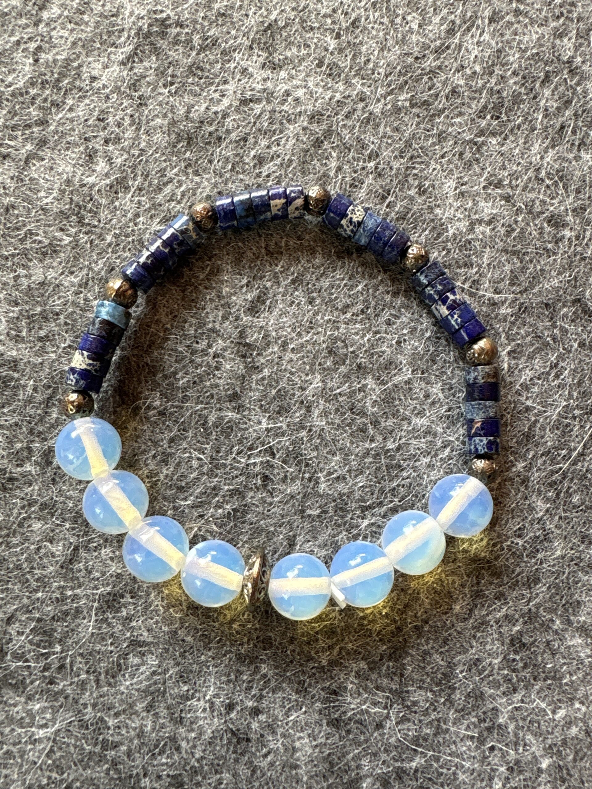 Armband elastic blau-eisblau