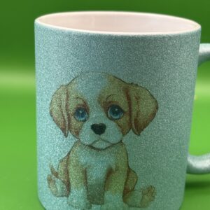 Tasse / Häferl Hundemama Glitzer