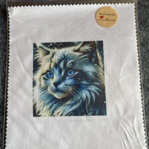 Mikrofaser Brillenputztuch Katzen